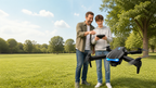 E99 Pro Foldable Beginner Drone with Dual Camera & 2 Batteries